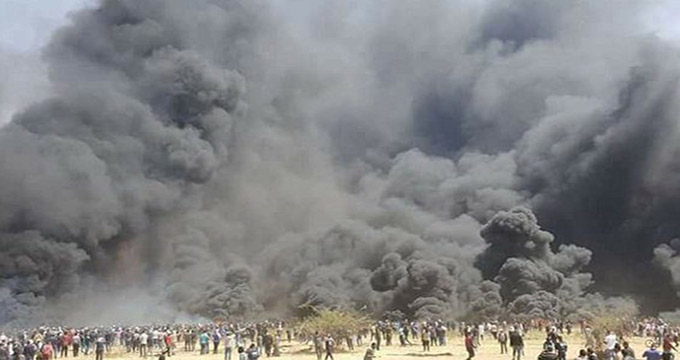 جنایت تازه صهیونیست‌ها در غزه ؛ 1076 فلسطینی شهید و زخمی شدند