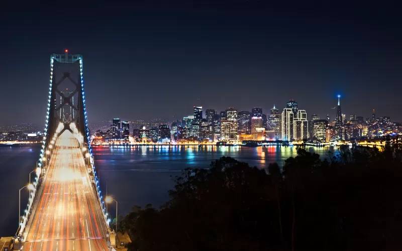 والپیپر پل خلیج سانفرانسیسکو اوکلند San Francisco Oakland Bay Bridge 7