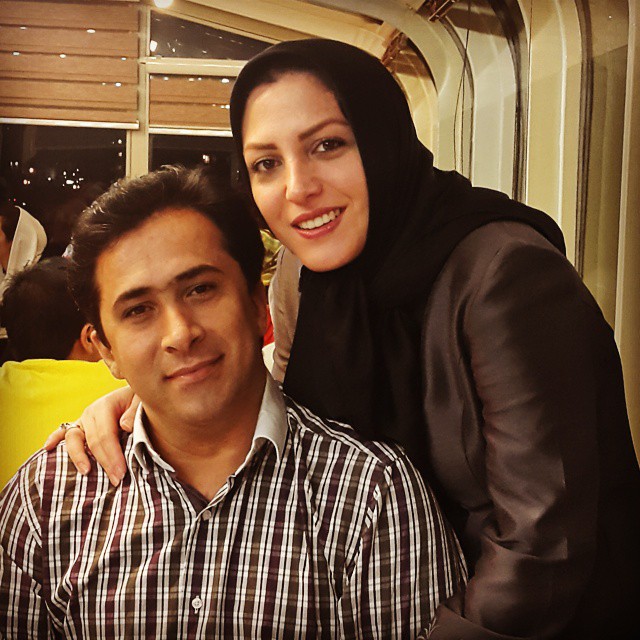 عکس جدید المیرا شریفی مقدم در کنار همسرش آقای داود عابدی