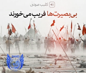 بی بصیرت ها فریب می خورند