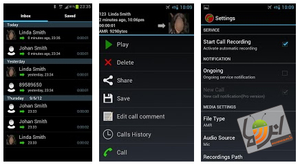 دانلود نرم افزار ضبط مکالمات دو طرفه به صورت کامل برای اندروید Automatic Call Recorder Pro 3.65