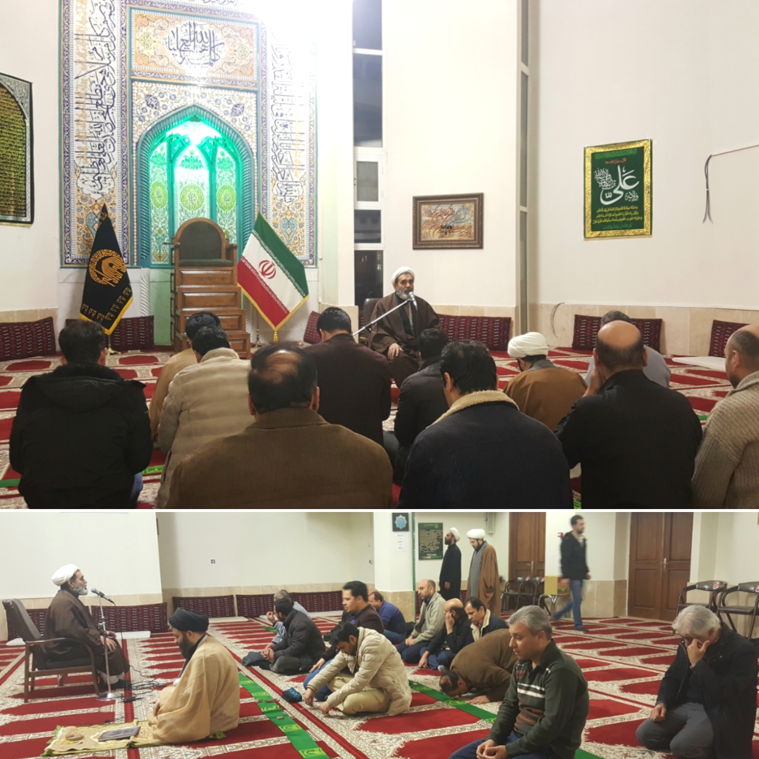 مراسم شام شهادت حضرت فاطمه (س) در مسجد امام خمینی مشهد برگزار شد