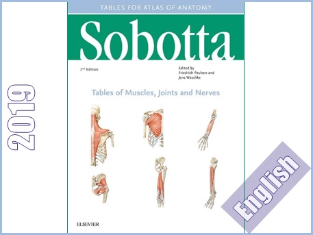 جداول عضلات، مفاصل و اعصاب اطلس سابوتا-ویرایش شانزدهم  Sobotta Tables of Muscles, Joints and Nerves