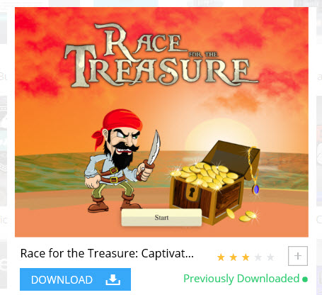 مسابقه یافتن گنج Race for the Treasure
