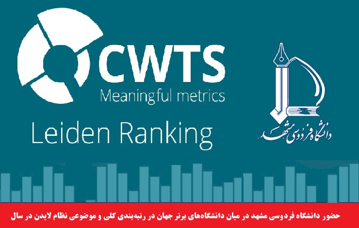دانشگاهی/ حضور دانشگاه فردوسی مشهد در میان دانشگاه‌های برتر جهان در رتبه‌بندی کلی و موضوعی نظام لایدن در سال 2021