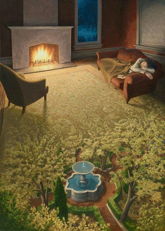 Rob Gonsalves Magical Realism Paintings