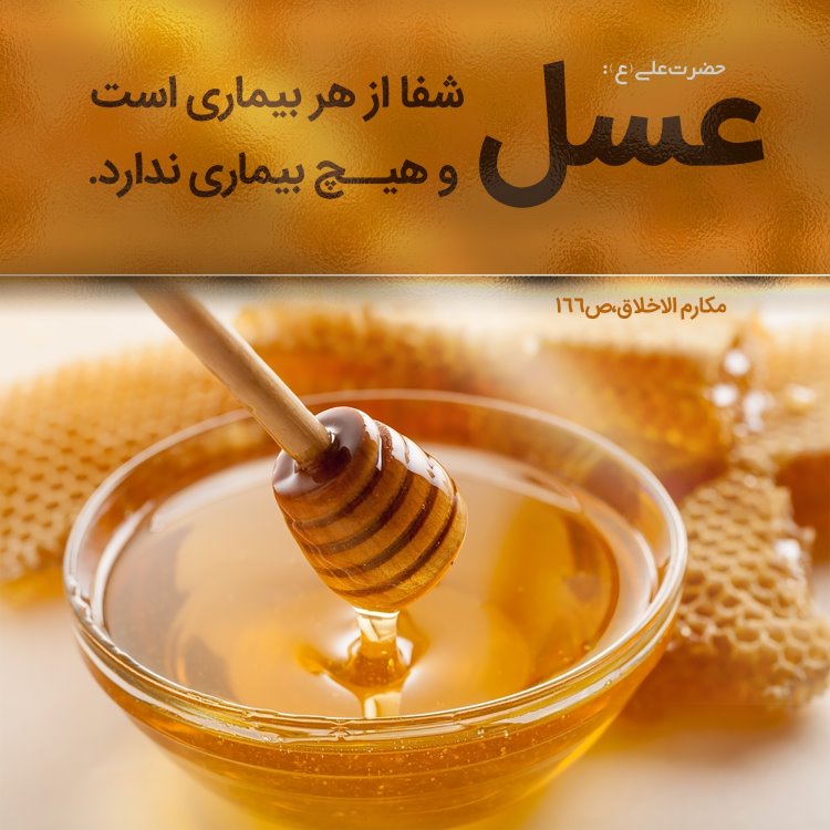 عسل،عسل در روایات،احادیث عسل،روایات عسل،آیات عسل،شفا در عسل،طرح گرافیکی عسل،عسل و سیاهدانه،انواع عسل،شیر و عسل