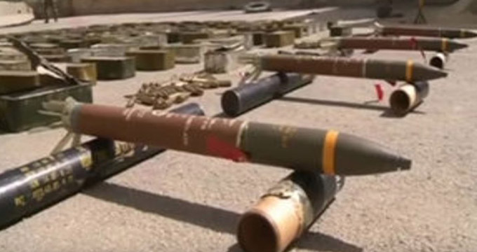 کشف سلاح از تروریست‌های سوریه در بسته‌های سازمان ملل!