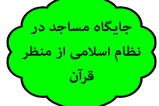 جایگاه مساجد در نظام اسلامی از منظر قرآن