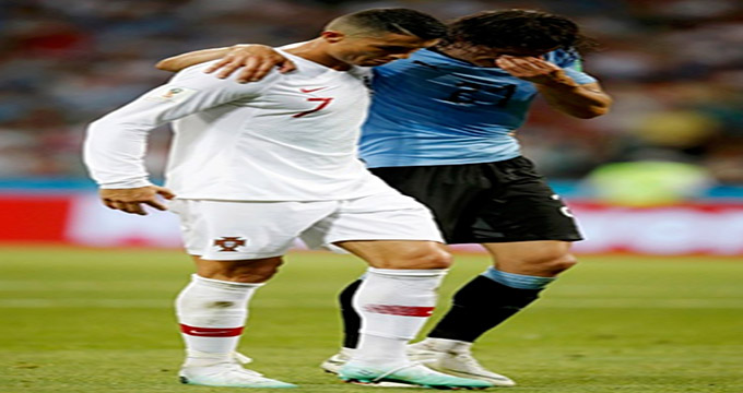 اقدام ارزشمند رونالدو در بازی مقابل اروگوئه