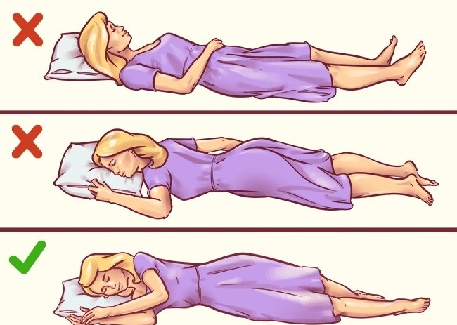 بهترین فرم بدن برای خواب