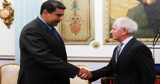 دیدار مادورو با مرد بانفوذ سنای آمریکا