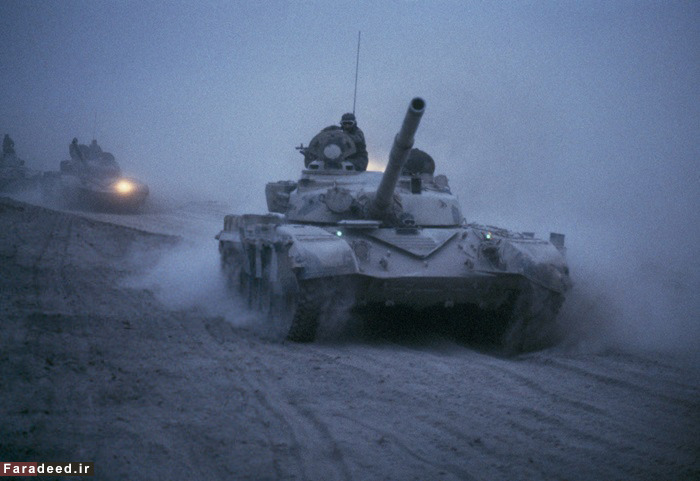 حرکت تانکهای عراقی