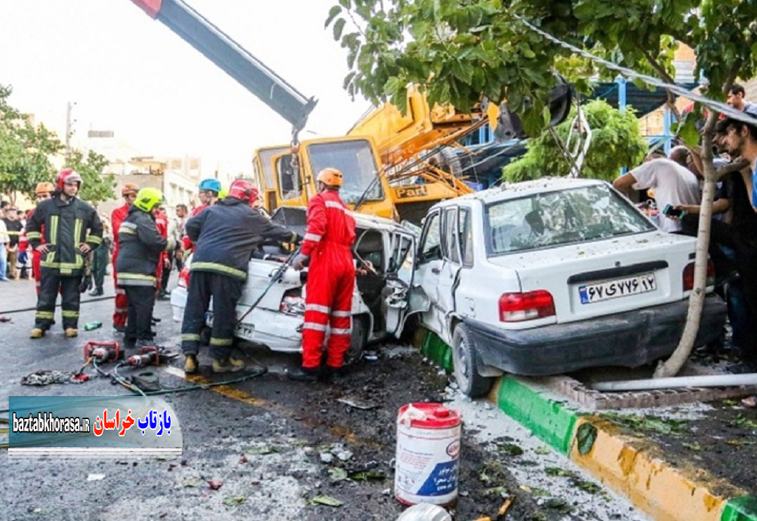 تصادفات در مشهد ۳۷ مصدوم بر جا گذاشت