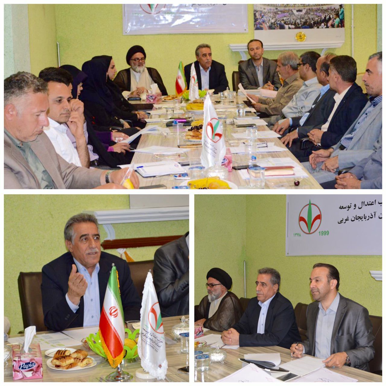 اولین جلسه حزب اعتدال و توسعه استان آذربایجان غربی