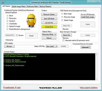 نرم افزار Universal Android Flasher 2