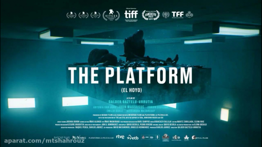 دانلود فیلم The Platform 2019 پلتفرم دوبله فارسی چسبیده
