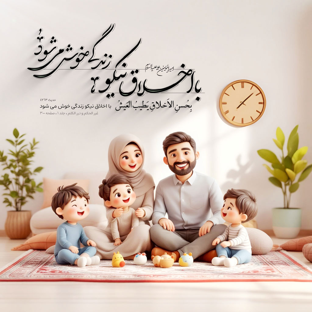 با اخلاق نیکو ، زندگی خوش می شود