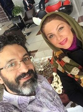 عکس جدید لاله اسکندی با همسرش