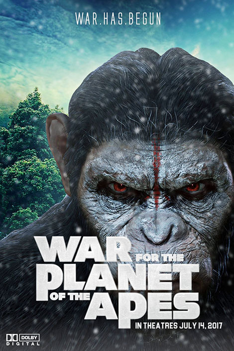 دانلود دوبله فارسی فیلم جنگ برای سیاره میمون ها War for the Planet of the Apes 2017