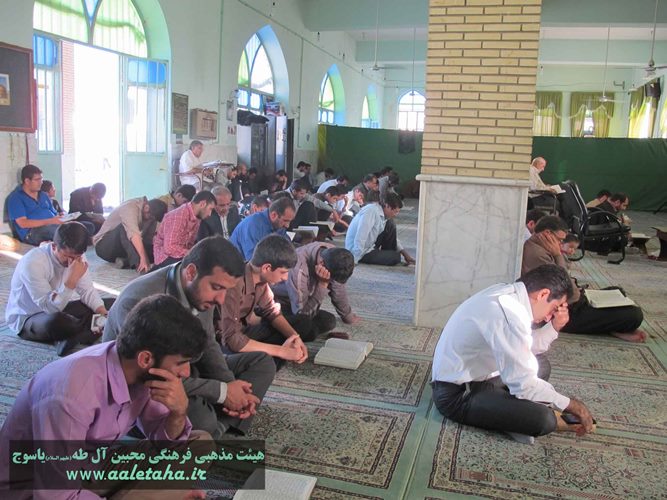 مراسم جان بخش دعای عرفه در مسجد +تصاویر
