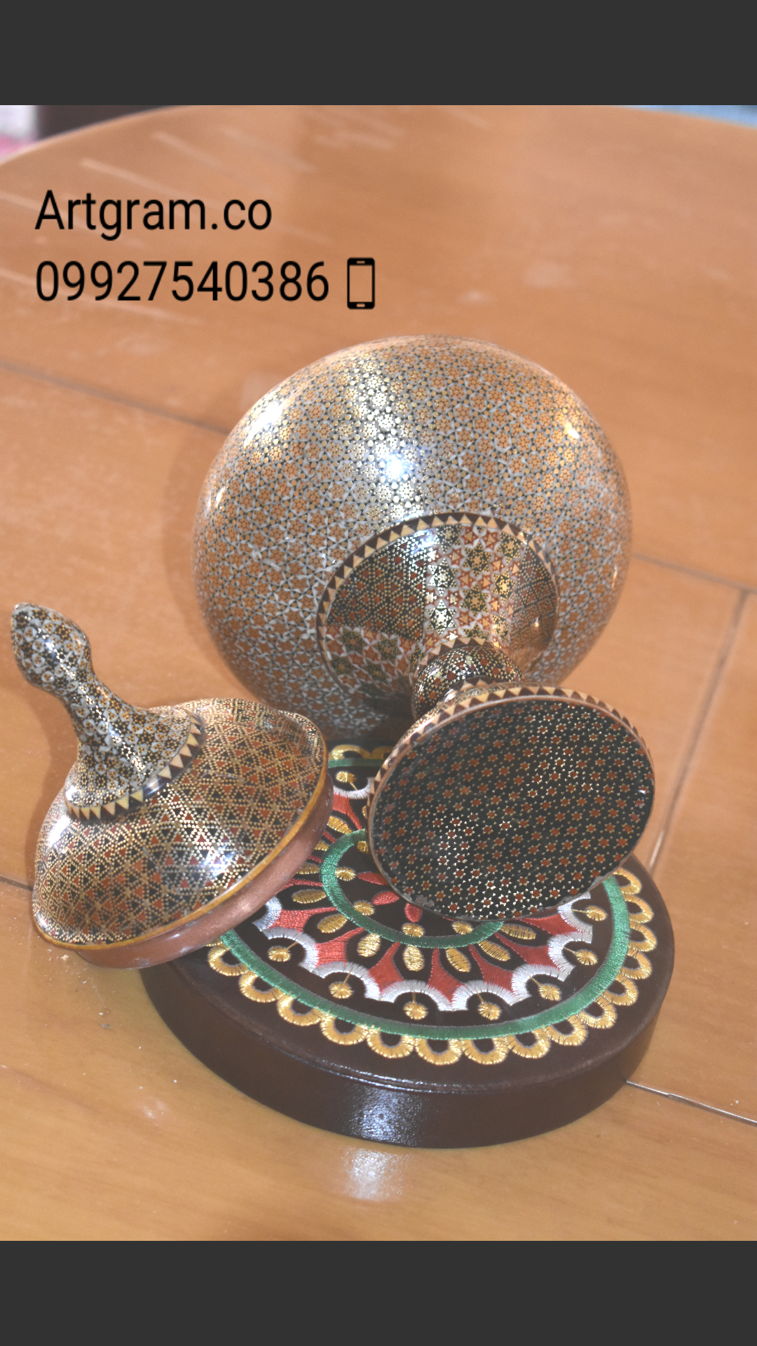 شکلات خوری خاتم شکلات خوری خاتم کاری