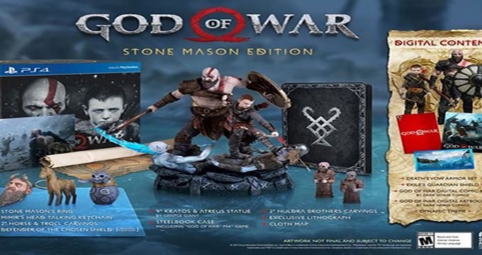 گیم نیوز/ نسخه Stone Mason Edition بازی God of War معرفی شد