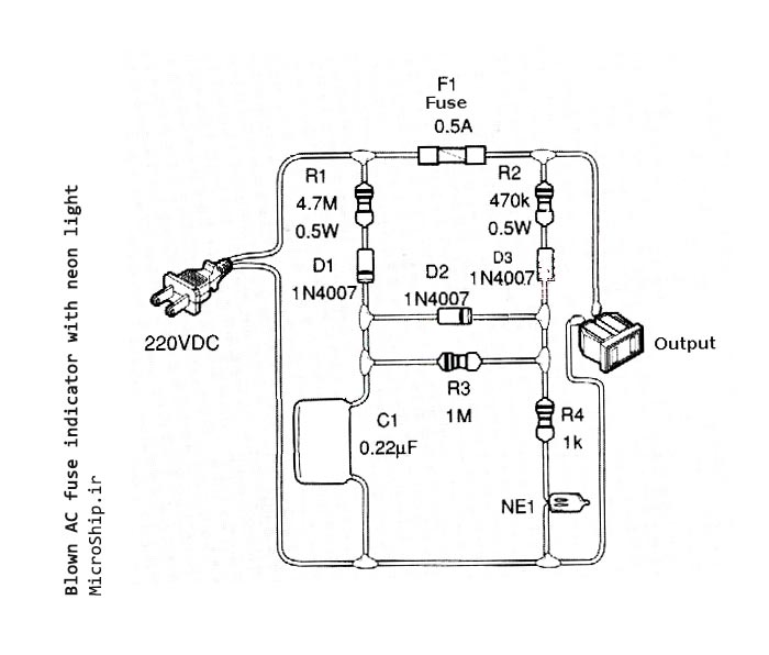 AC fuse indicator