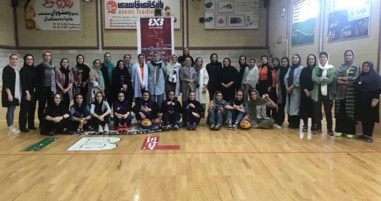 مسابقات قهرمان کشوری بسکتبال سه نفره بانوان زیر ۲۳ سال در گرگان برگزار شد