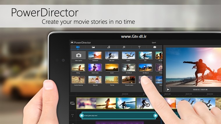 دانلود PowerDirector Video Editor 3.5.0  برنامه قدرتمند ویرایش و ساخت ویدئو برای اندروید