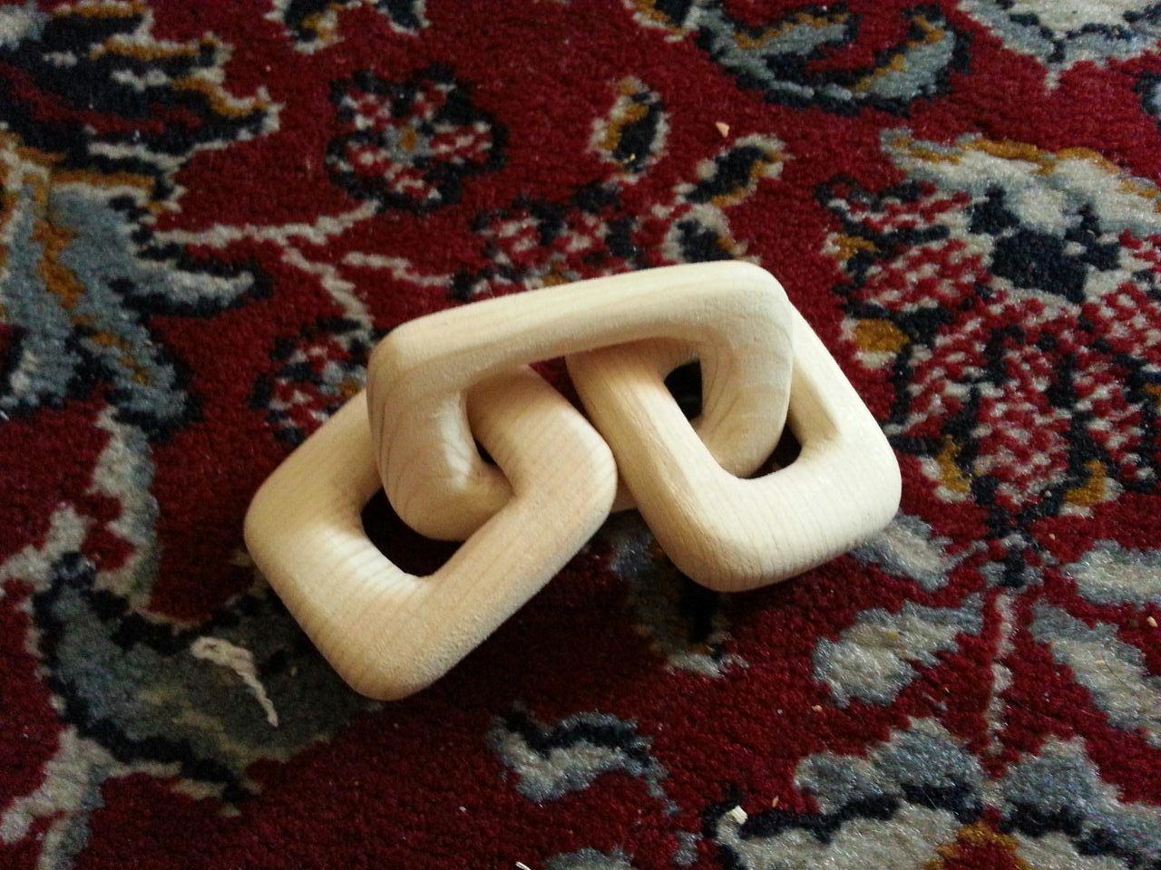 زنجیر سه‌تایی چوبی (کارهای چوبی)