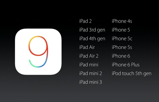 اعلام شروع ارائه آى او اس جدید: iOS 9 [ارائه شد]