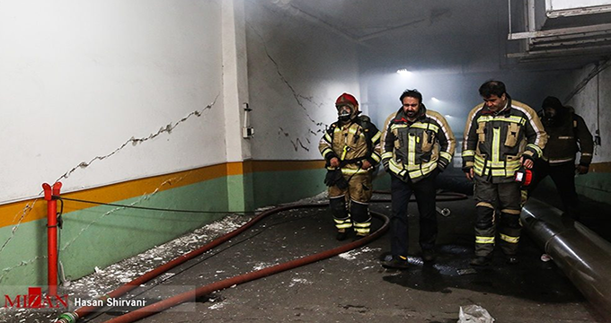علت حادثه آتش‌سوزی ساختمان وزارت نیرو مشخص شد