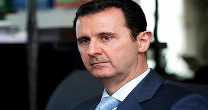 بشار اسد: نیروهای سوری با موشک های دهه 70 قرن گذشته حمله را دفع کردند