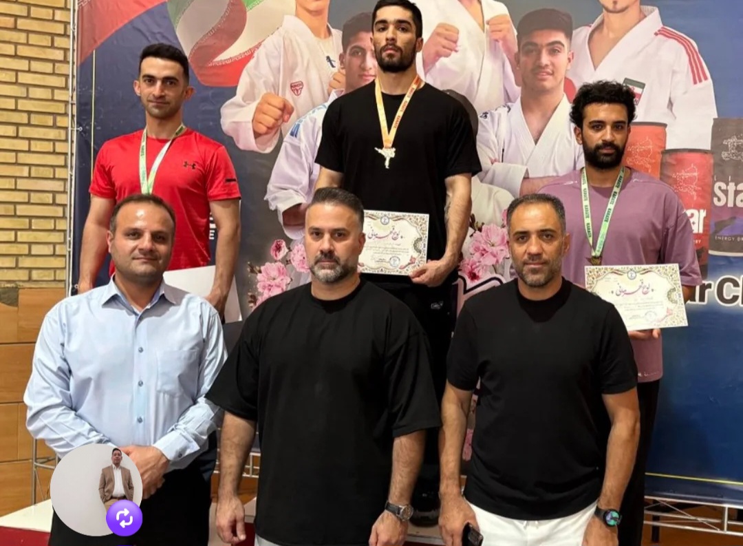 متین آذرنشین نشین مقام سوم استان فارس محمدامین اسلامی منش مقام دوم استان فارس