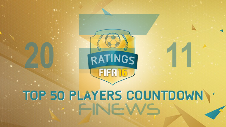 50 بازیکن برتر FIFA 16 | بخش چهارم ( 11 - 20 )