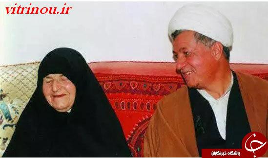 تصویری از آیت الله هاشمی در کنار مادرش ،آیت الله هاشمی در کنار مادر،ایت الله هاشمی رفسنجانی