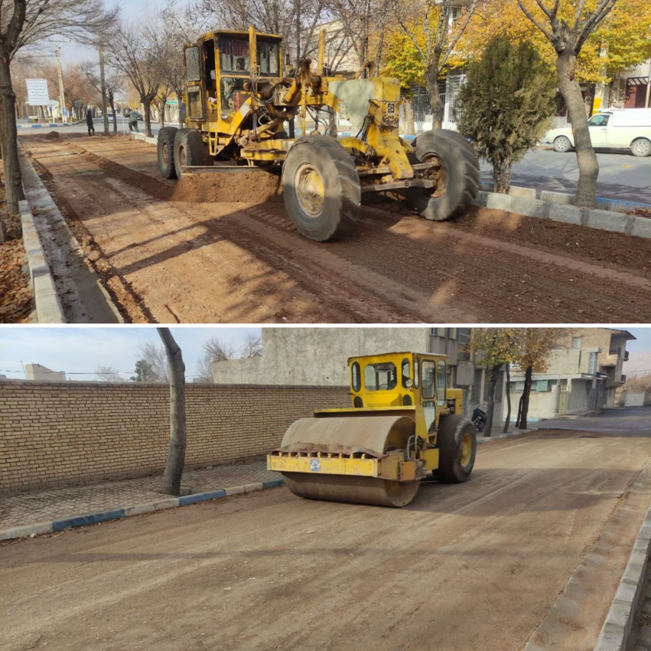 زیرسازی خیابان های شمالی، شرقی و جنوبی شهرداری وزوان