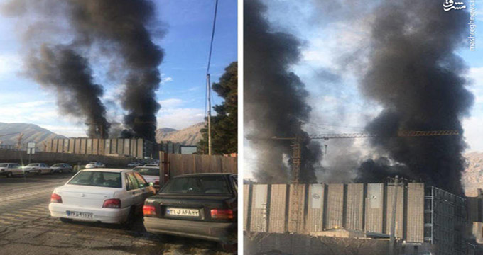 آتش‌سوزی در حوالی دریاچه چیتگر