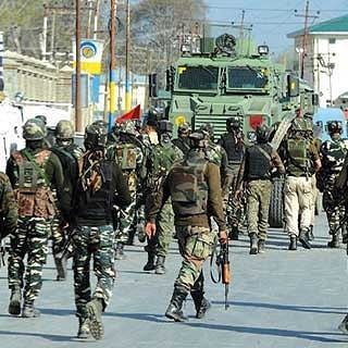 درگیری مسلحانه در حومه شهر سرینگر کشمیر...