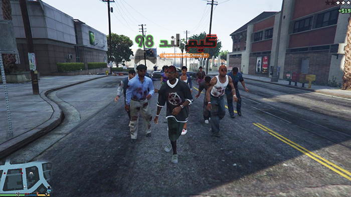 دانلود مد زامبی Gta V دانلود مد زامبی Gta V