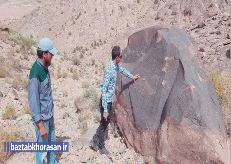 کشف ۲ سنگ نگاره باستانی جدید در شهرستان خوسف