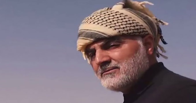 ویدیویی جدید از صحبت‌های «سردار سلیمانی» در جمع رزمندگان ایرانی