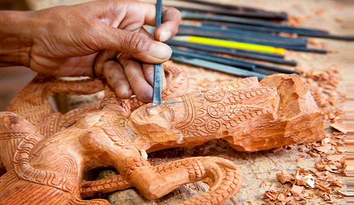تحقیق کاروفناوری آشنایی با چند هنر و حرفه کار با چوب