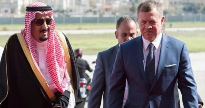 پادشاه عربستان نگران اردن شد