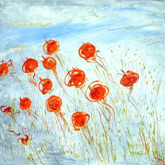 Wendy Manzo | Poppies in the Clouds