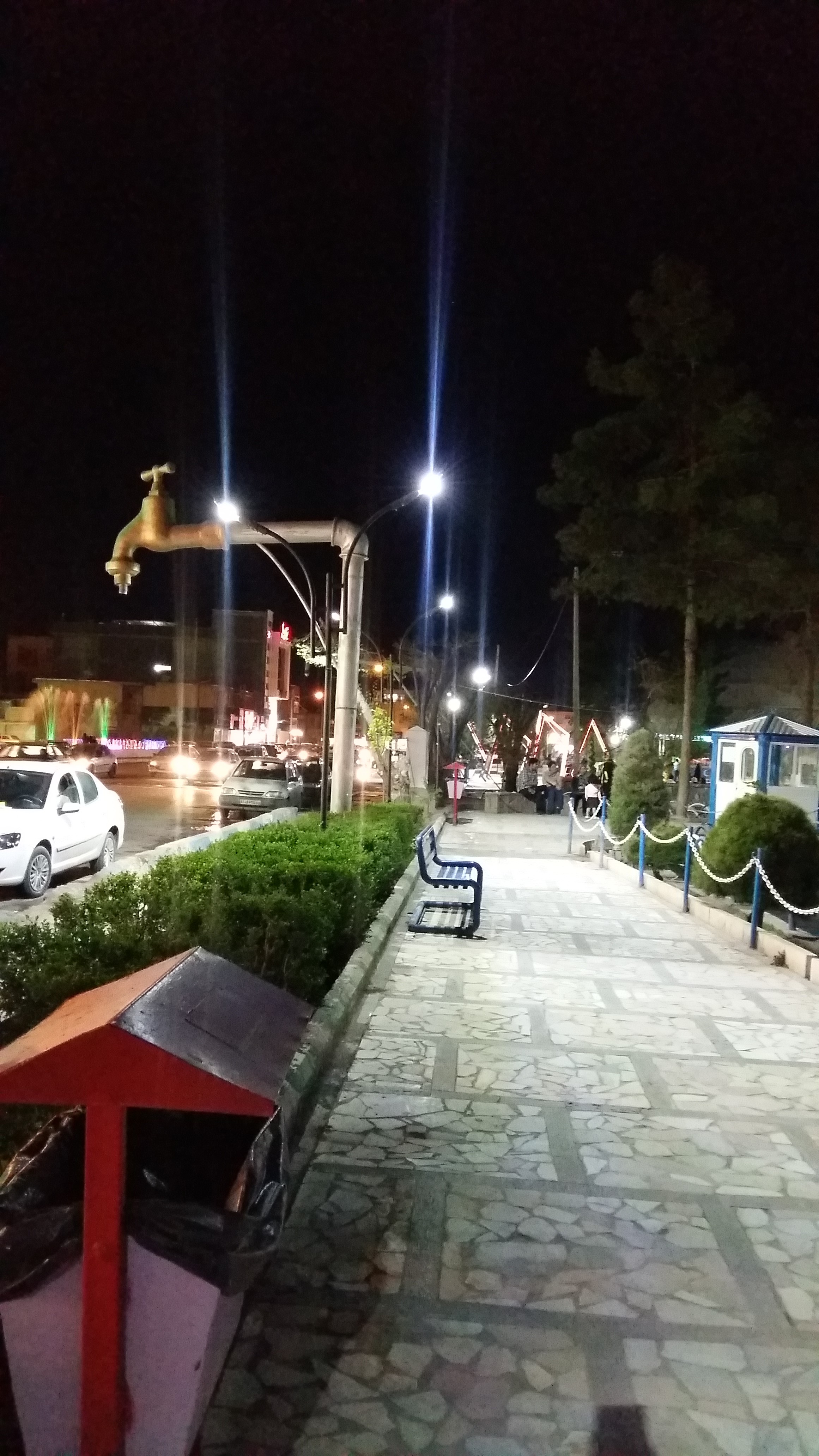 پروژه روشنایی پارک مطهری استان کرمان