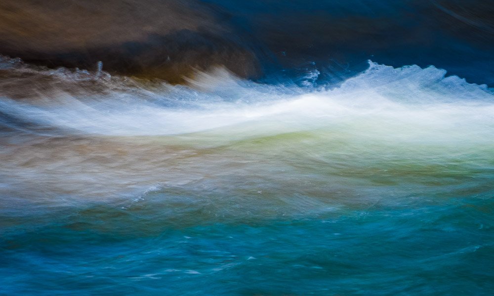 River Rush by Maz Mahjoobi | Abstract Photography | Water Abstract 