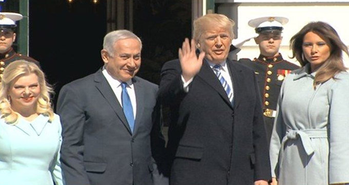 نتانیاهو با ترامپ در کاخ سفید دیدار کرد