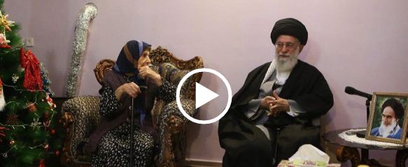 حضور رهبر انقلاب در منزل خانواده شهید مسیحی